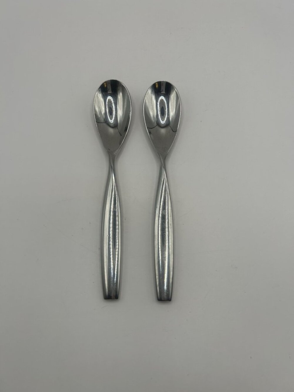 Yamazaki Swivel Morrison Glossy Stainless Steel 7” Teaspoons Set of 2 Spoons